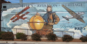Hapeville Aviation Heritage Mural, Artist Shannon Lake  